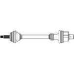 CIFAM Antriebswelle 655-497 CIFAM Antriebswelle 655-497