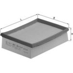 MAHLE Luftfilter LX 642 MAHLE Luftfilter LX 642