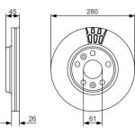 Bosch Bremsscheibe 0 986 479 576 Bosch Bremsscheibe 0 986 479 576