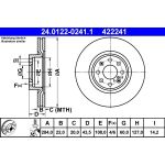 Bremsscheibe 24.0122-0241.1