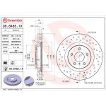 Bremsscheibe VA Xtra 09.8485.1X Bremsscheibe VA Xtra 09.8485.1X