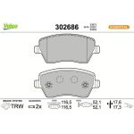 Valeo Bremsbelagsatz 302686