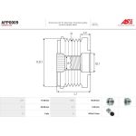 AFP0009 AS-PL Lichtmaschinenfreilauf AFP0009 AFP0009 AS-PL Lichtmaschinenfreilauf AFP0009