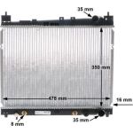 MAHLE Kühler, Motorkühlung CR 1523 000S MAHLE Kühler, Motorkühlung CR 1523 000S