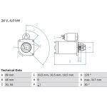 Bosch Starter 0 986 017 990 Bosch Starter 0 986 017 990
