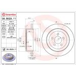 Bremsscheibe HA 08.B529.11 Bremsscheibe HA 08.B529.11