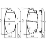 Bosch Bremsbelagsatz 0 986 494 394 Bosch Bremsbelagsatz 0 986 494 394