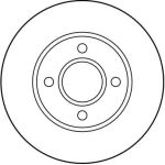 TRW Bremsscheibe DF2682 TRW Bremsscheibe DF2682