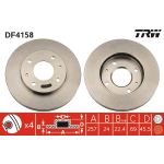 80 481 016 Bremsscheibe VA DF4158 80 481 016 Bremsscheibe VA DF4158