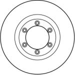90 481 001 Bremsscheibe VA DF4168 90 481 001 Bremsscheibe VA DF4168