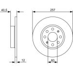 Bosch Bremsscheibe 0 986 479 C11 Bosch Bremsscheibe 0 986 479 C11