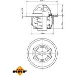 NRF Kühlmittelthermostat 725150 NRF Kühlmittelthermostat 725150