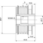 Generatorfreilauf 588043 Generatorfreilauf 588043