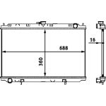 MAHLE Kühler, Motorkühlung CR 545 000S MAHLE Kühler, Motorkühlung CR 545 000S