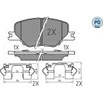 Bremsbelagsatz, Scheibenbremse 025 228 3819/PD Bremsbelagsatz, Scheibenbremse 025 228 3819/PD