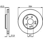 Bremsscheibe VA 0 986 478 186 Bremsscheibe VA 0 986 478 186
