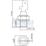 NISSENS Sensor, Kühlmitteltemperatur 207058 NISSENS Sensor, Kühlmitteltemperatur 207058