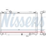 Nissens Wasserkühler PKW 64672