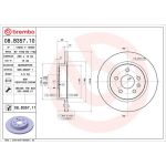 10 482 025 Bremsscheibe HA 08.B357.10 10 482 025 Bremsscheibe HA 08.B357.10
