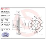 Brembo Bremsscheibe 09.6727.77 Brembo Bremsscheibe 09.6727.77