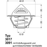 Thermostat, Kühlmittel 3017.92D2 Thermostat, Kühlmittel 3017.92D2