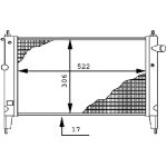 MAHLE Kühler, Motorkühlung CR 446 000S MAHLE Kühler, Motorkühlung CR 446 000S