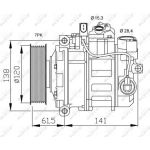 Kompressor, Klimaanlage NRF32777 Kompressor, Klimaanlage NRF32777