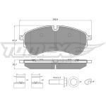 TOMEX brakes Bremsbelagsatz, Scheibenbremse TX 18-58 TOMEX brakes Bremsbelagsatz, Scheibenbremse TX 18-58