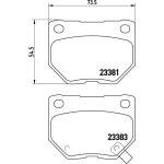 BREMBO Bremsklötze HA P 78 016
