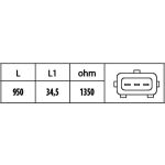 HELLA Impulsgeber, Kurbelwelle 6PU 009 146-451 HELLA Impulsgeber, Kurbelwelle 6PU 009 146-451