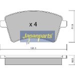 Japanparts Bremsbeläge PA-0720AF Japanparts Bremsbeläge PA-0720AF
