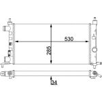 MAHLE Kühler, Motorkühlung CR 735 000S MAHLE Kühler, Motorkühlung CR 735 000S