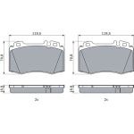 Bosch Bremsbelagsatz 0 986 424 705 Bosch Bremsbelagsatz 0 986 424 705