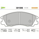 301506 Valeo Bremsbelagsatz 301506 301506 Valeo Bremsbelagsatz 301506