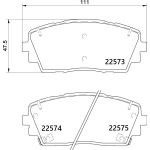 BREMBO Bremsklötze VA P 30 115 BREMBO Bremsklötze VA P 30 115
