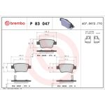 BREMBO Bremsklötze HA P 83 047 BREMBO Bremsklötze HA P 83 047