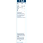 Bosch Heckscheibenwischer H412 3397015450 Bosch Heckscheibenwischer H412 3397015450