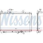 Nissens Wasserkühler PKW 64645A Nissens Wasserkühler PKW 64645A