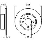 Bosch Bremsscheibe Hinterachse 0 986 478 390 Bosch Bremsscheibe Hinterachse 0 986 478 390