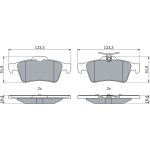 Bremsbelag 0 986 424 999 Bremsbelag 0 986 424 999