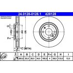 Bremsscheibe Citroen P. C5/Xantia 2.0-3.0 97 24.0128-0128.1 Bremsscheibe Citroen P. C5/Xantia 2.0-3.0 97 24.0128-0128.1