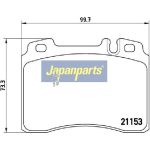Japanparts Bremsbeläge PA-0505AF
