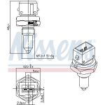 207088 Nissens Kühlmitteltemperatursensor 207088 207088 Nissens Kühlmitteltemperatursensor 207088