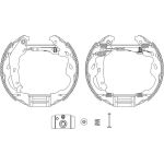 SATZ BREMSBACKEN TOYOTA YARIS 99-05 84064501 SATZ BREMSBACKEN TOYOTA YARIS 99-05 84064501