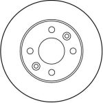 Bremsscheibe Dacia P. Logan/Sandero 1.2-1.6 04 DF1013 Bremsscheibe Dacia P. Logan/Sandero 1.2-1.6 04 DF1013