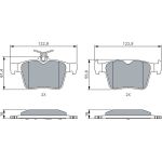 Bosch Bremsbelagsatz 0 986 494 658 Bosch Bremsbelagsatz 0 986 494 658