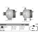 DENSO Generator DAN1078 DENSO Generator DAN1078