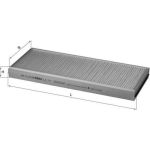 MAHLE Filter, Innenraumluft LA 77 MAHLE Filter, Innenraumluft LA 77