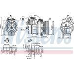 Nissens Klimakompressor LKW 89371 Nissens Klimakompressor LKW 89371