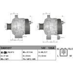 Denso Lichtmaschine DAN1017 Denso Lichtmaschine DAN1017